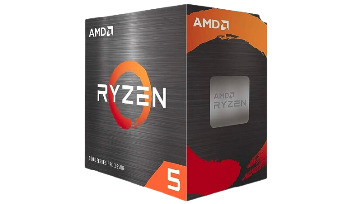 AMD Ryzen 5 5600X 6-core, 12-Thread Unlocked Desktop Processor with Wraith Stealth Cooler
