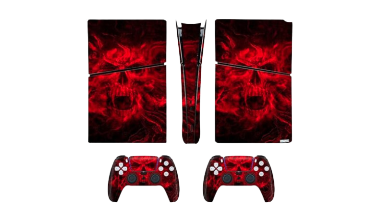 Full Body Vinyl Skin Stickers Wrap Decals Cover for PS5 Slim