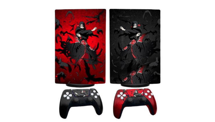 Red Black Ps5 Controller Skin - Playstation Sticker Ps5 Skins