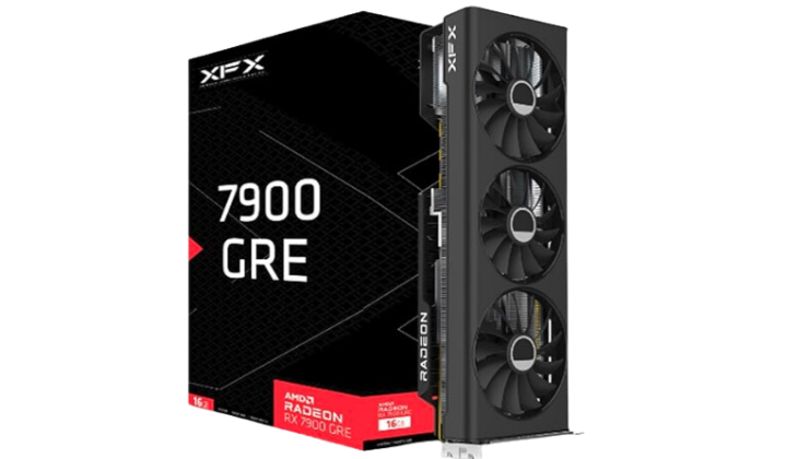 XFX Radeon RX 7900GRE Gaming Graphics Card with 16GB GDDR6, AMD RDNA 3 RX-79GMERCB9
